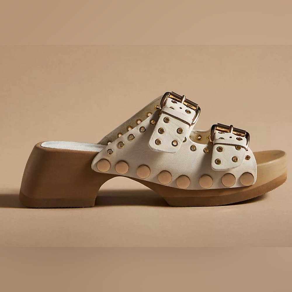 Kelsi Dagger Brooklyn Jolt Studded Heeled Sandal Size 8 NWOB